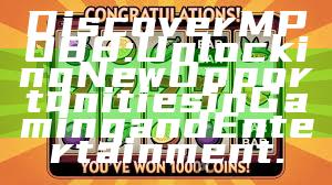 Discover MPO88: Unlocking New Opportunities in Gaming and Entertainment.