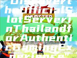 "Discover the Official Slot Server in Thailand for Authentic Gaming Experience"