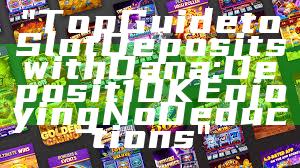 "Top Guide to Slot Deposits with Dana: Deposit 10K Enjoying No Deductions"