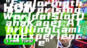 "Exploring the Surprising World of Slot Dana Kaget: A Thrilling Gaming Experience"